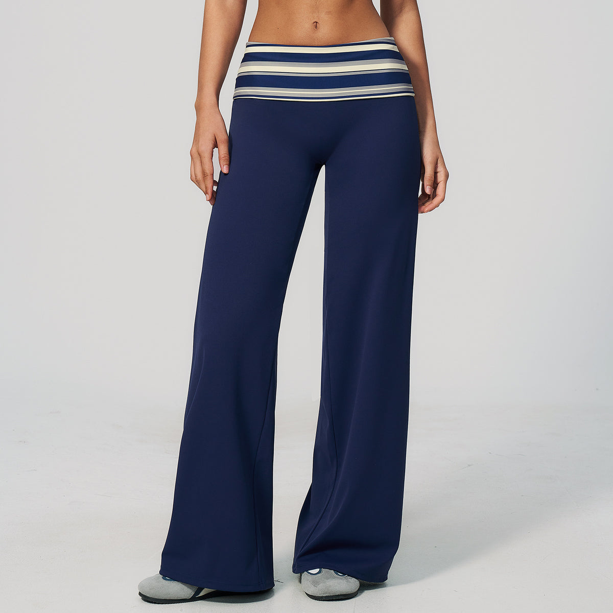 Women's Yoga Tank and Pilates Leggings - Sold as a Set or Separately, Polka Dot or Stripe, S-XL - Amora