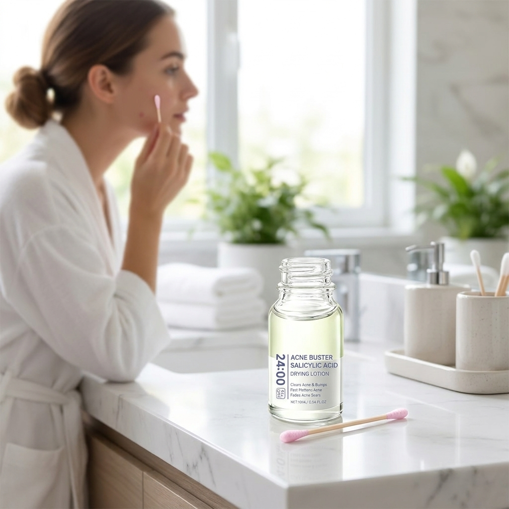 Salicylic acid drying lotion spot treatment