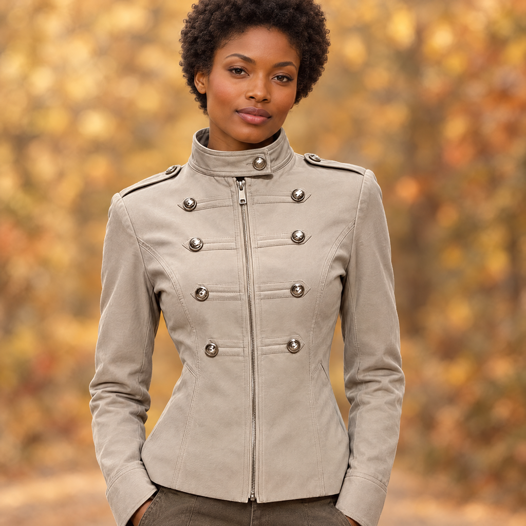 Women's Double-Breasted Collar Coat