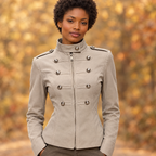 Women's Double-Breasted Collar Coat