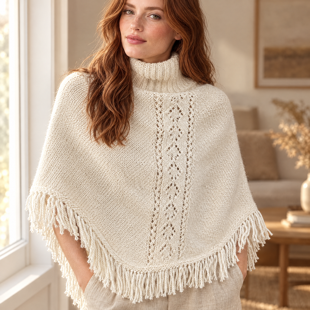Women's Tassel Edge Knit Sweater