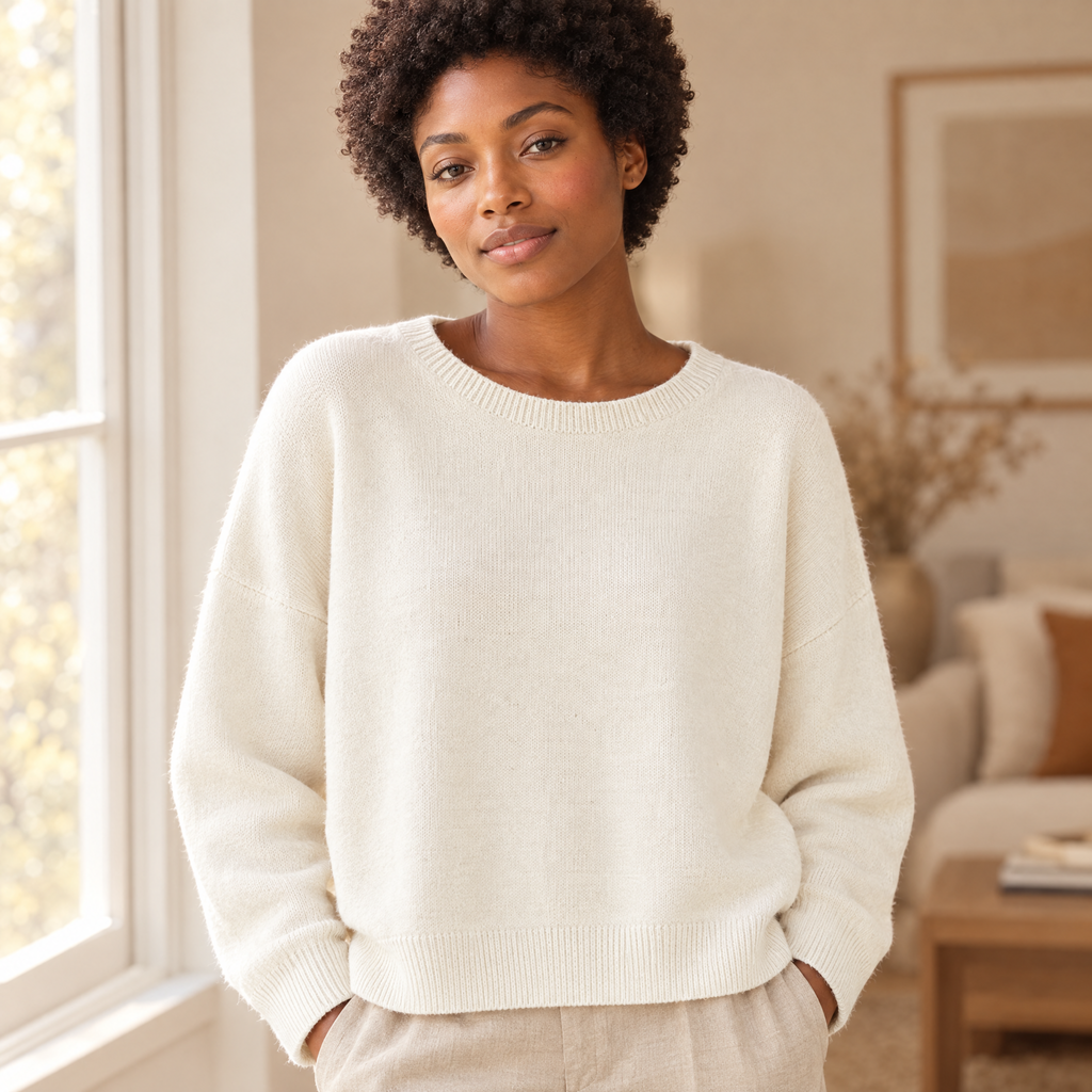 Women's Round Neck Knit Sweater
