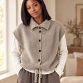 Women's Mock Neck Knit Vest