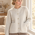 Women's Thick Knit Cardigan Coat