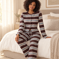Women's Striped Pyjama Set