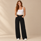 Women's High Waisted Straight Leg Jeans