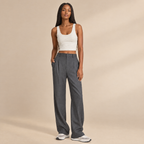 Women's Belted Wide Leg Trousers