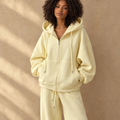 Women's Hooded Zip-Up Tracksuit Set