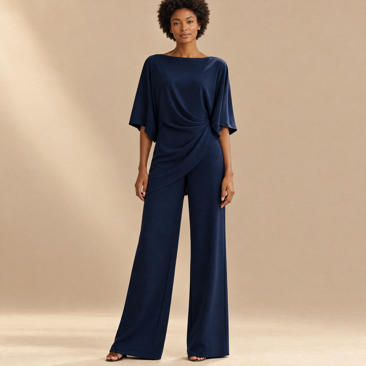 Women's Drop Waist Shirt and Trouser Set