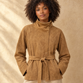 Women's Textured Stand Collar Jacket