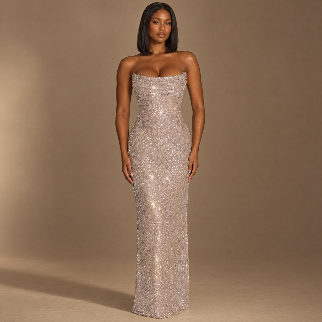 Women's Sequin Evening Dress