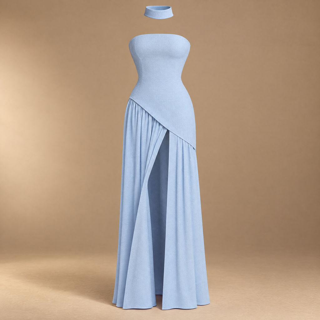 Women's Slit Bodycon Maxi Dress