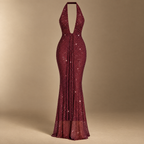 Women's Halter Neck Maxi Dress