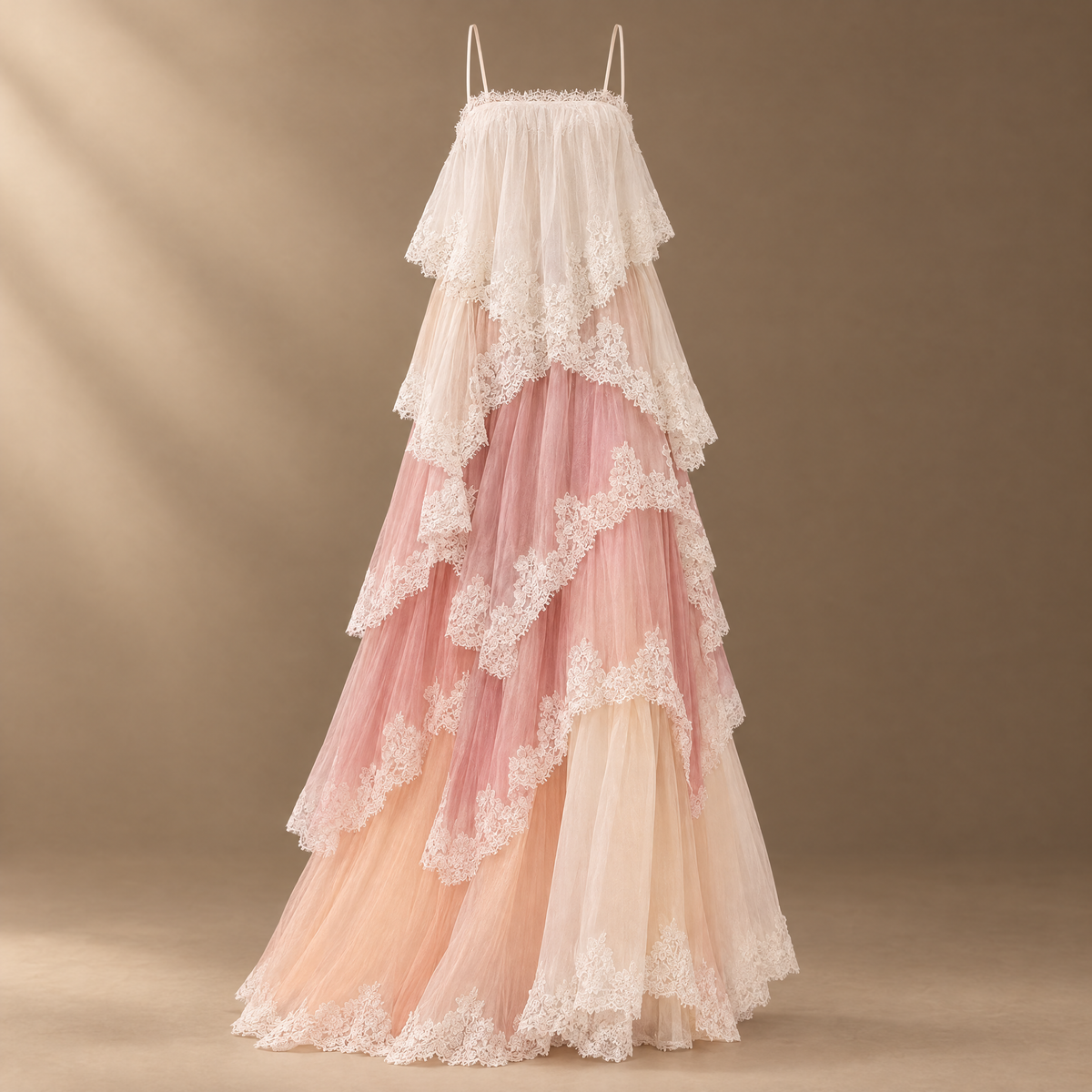 Women's Lace Strappy Maxi Dress