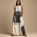 Women's Patchwork Maxi Dress