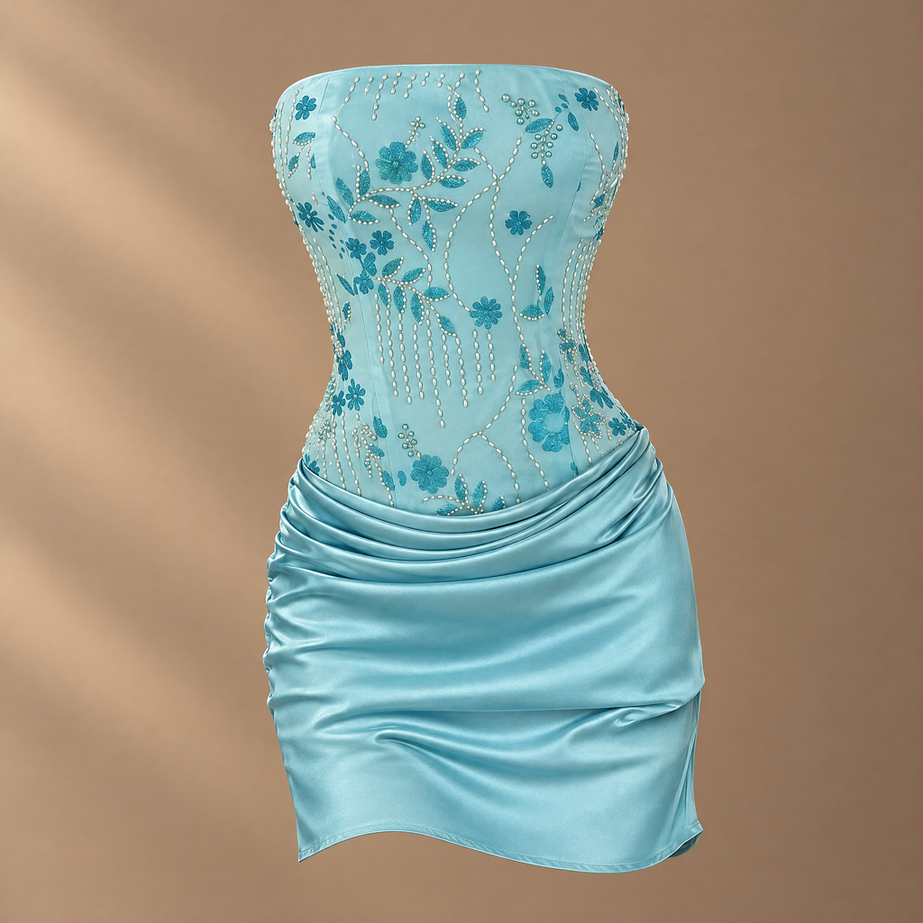 Women's Satin Bodycon Dress