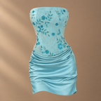 Women's Satin Bodycon Dress