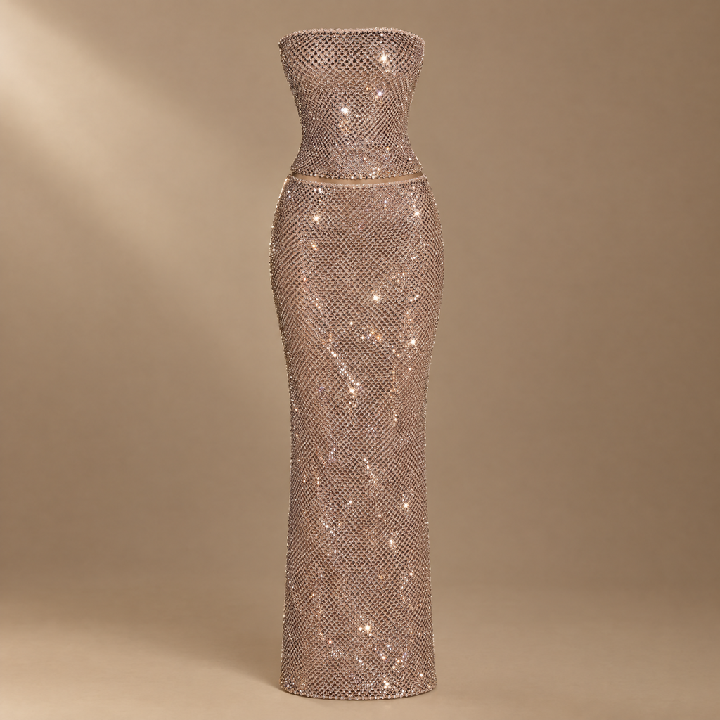 Women's Sequin Maxi Dress