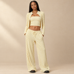 Women's Yoga Top and Trouser Set