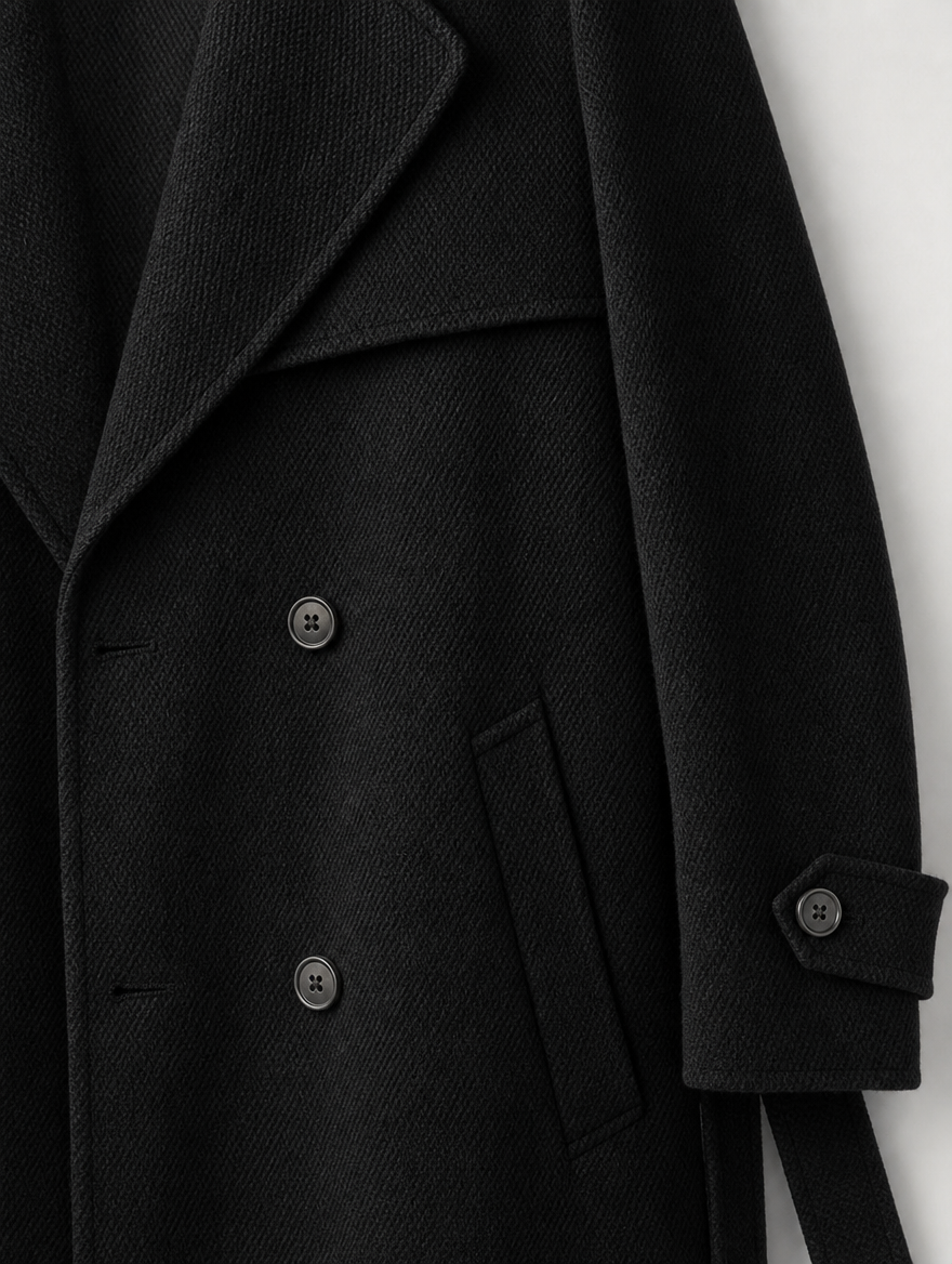 Reversible Wool Overcoat