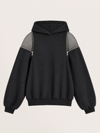 Women's Backless Mesh Hoodie