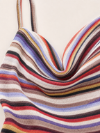 Women's Striped Midi Dress