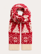 Reversible Knitted Winter Scarf